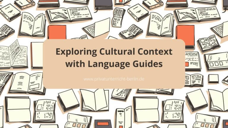 Exploring Cultural Context With Language Guides
